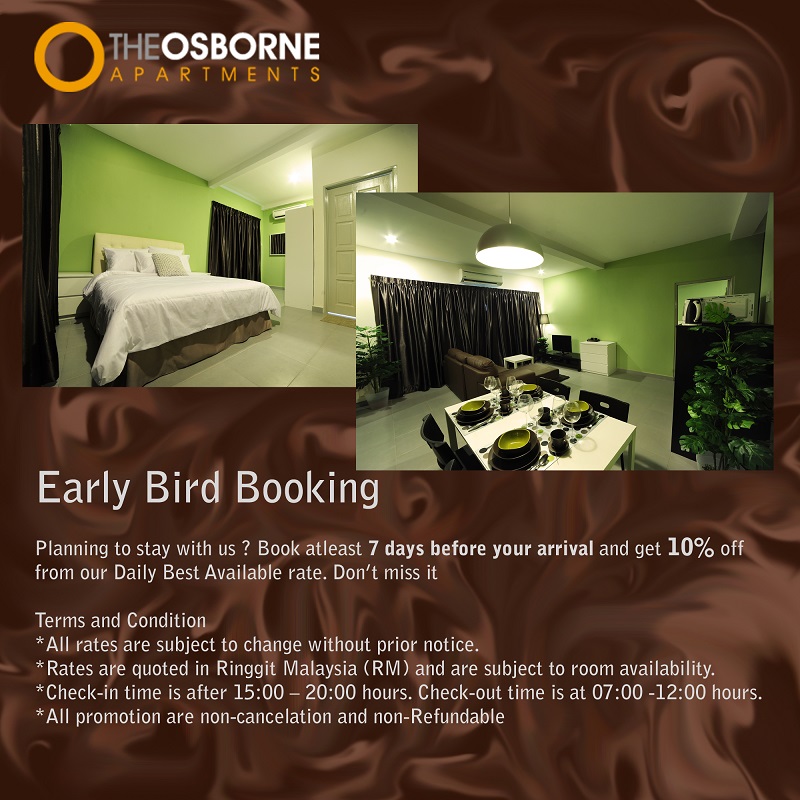 The Osborne Apartments Early bird Promotion The Osborne Apartments Early Bird Promotion